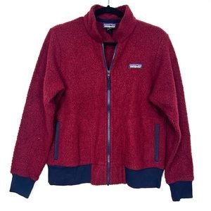 PATAGONIA red zip fleece sweater jacket W21